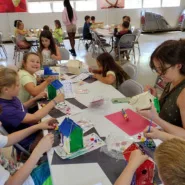 Children participating in a group activity at Springfield YMCA’s childcare center, encouraging social interaction and learning.